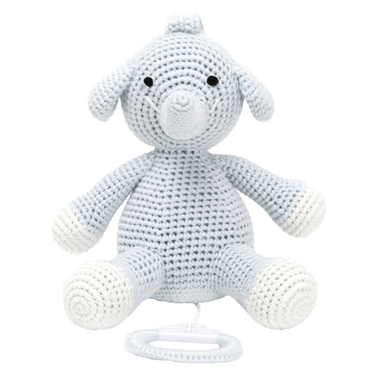 Music Box - Soft Blue Elephant