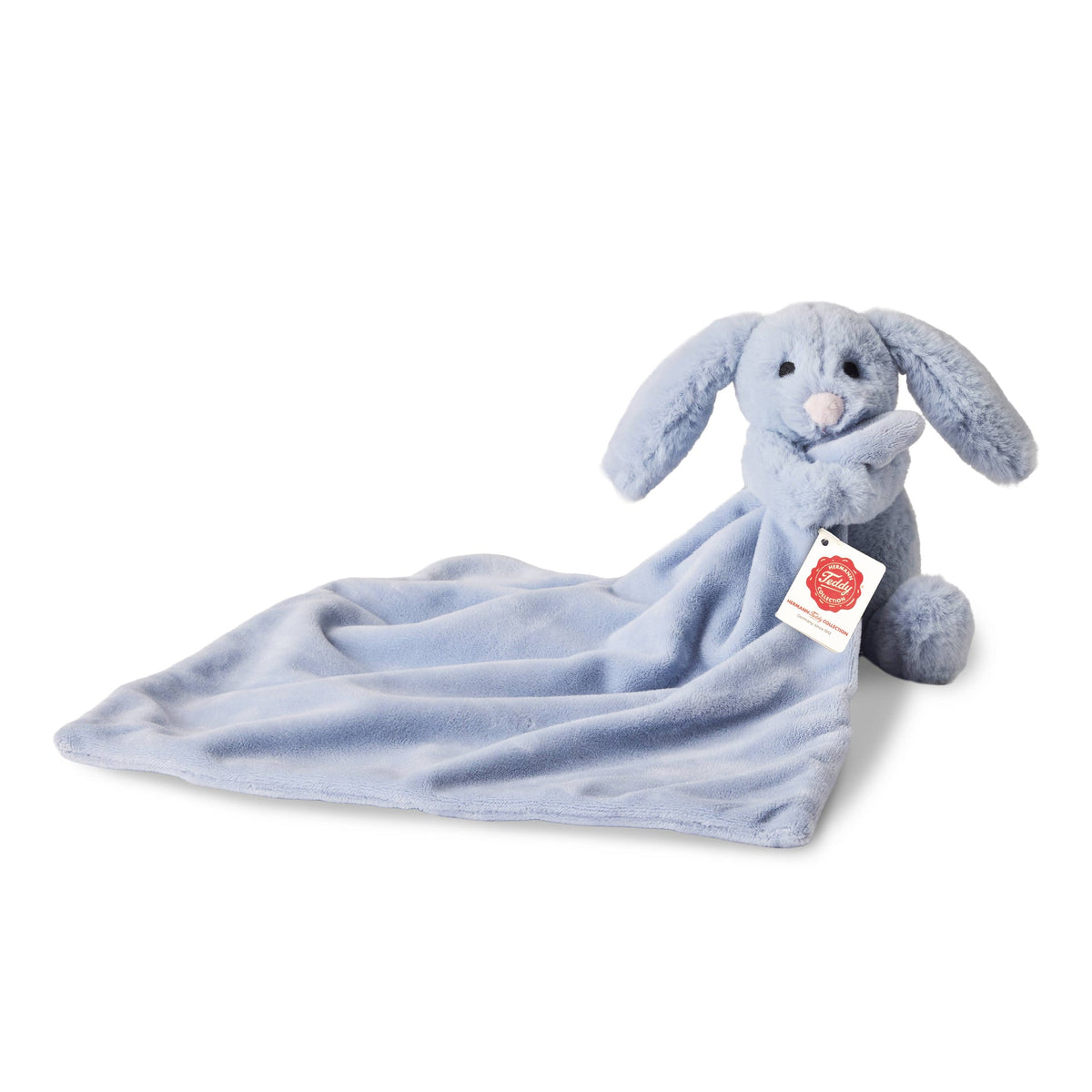 Peluche Lapin Bleu Clair avec Doudou – 15 cm