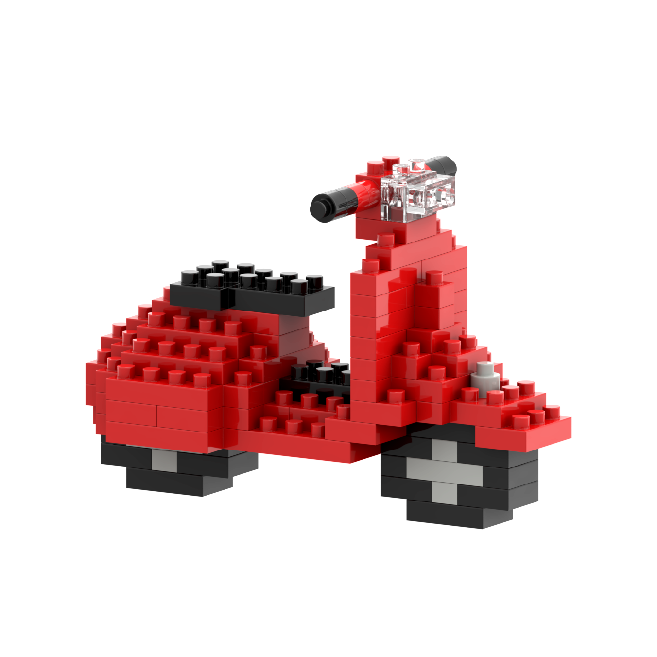 BRIXIES Motorroller Retro