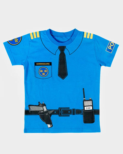 T-shirt Police en coton biologique 110-116 cl 4-6 ans