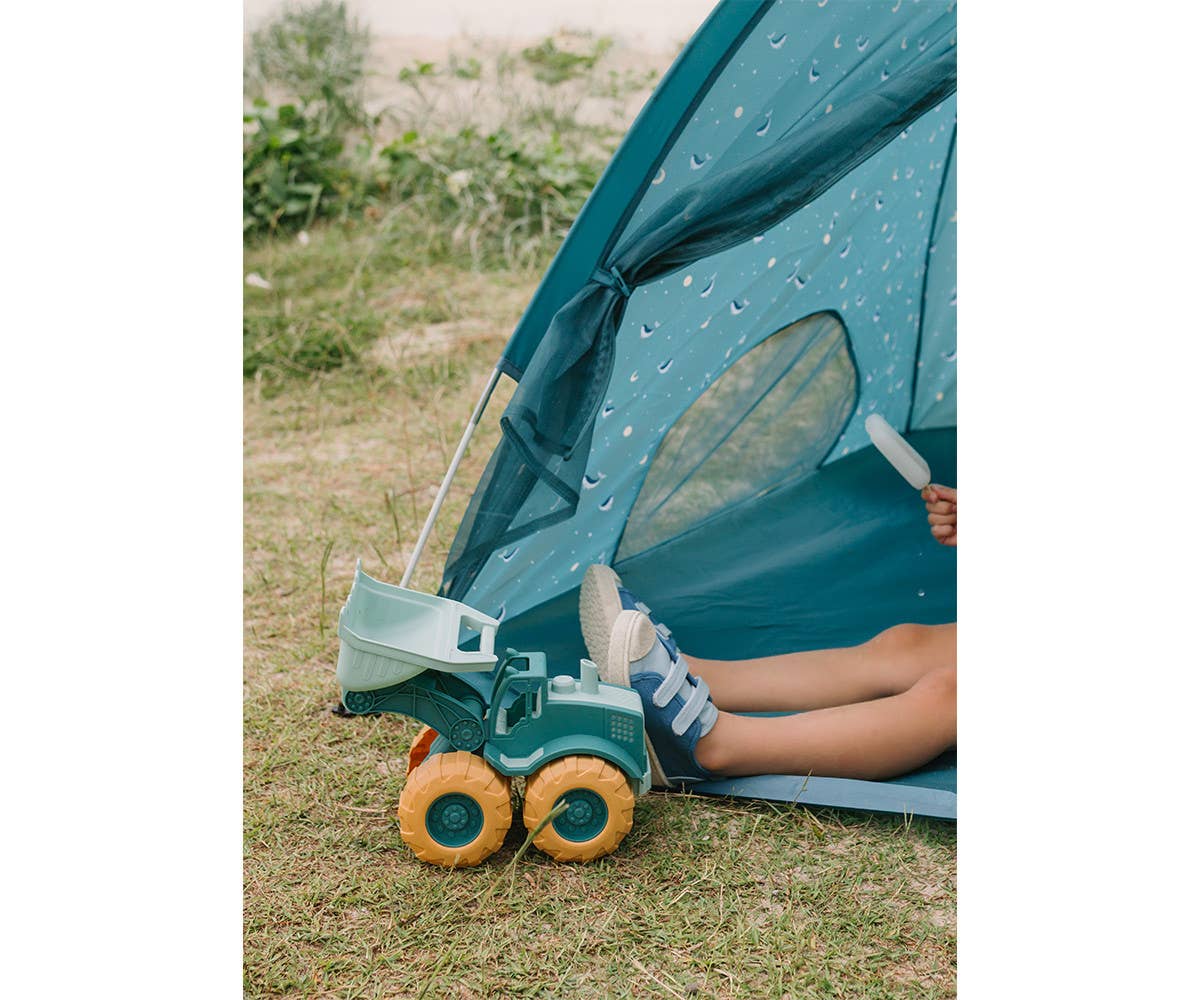 Green Excavator Beach Toy