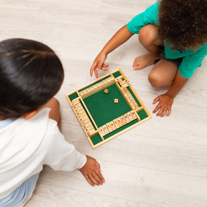 Shut the Box en Bois – 4 Joueurs