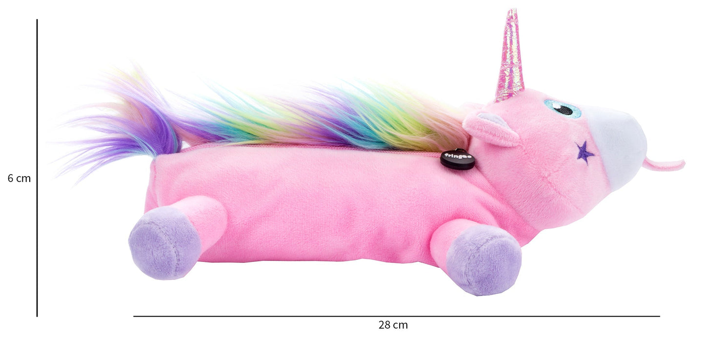 Arc-en-ciel licorne rose Trousse scolaire
