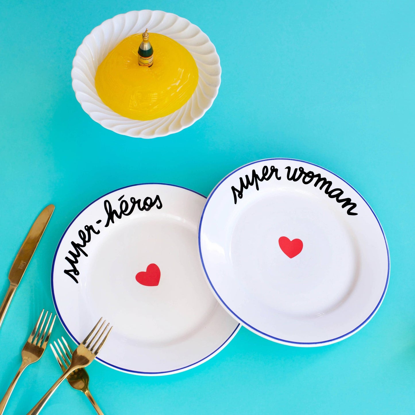 Family Fun Plate - Superheroes