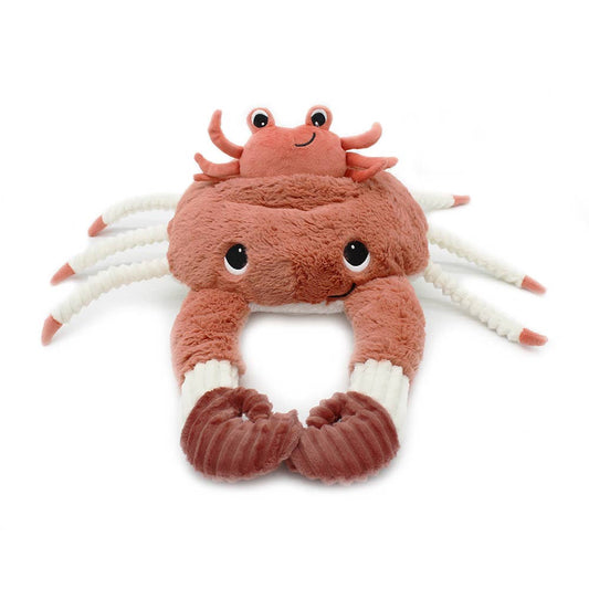 Ptipotos Plush Mother and Baby Crab - Terracotta