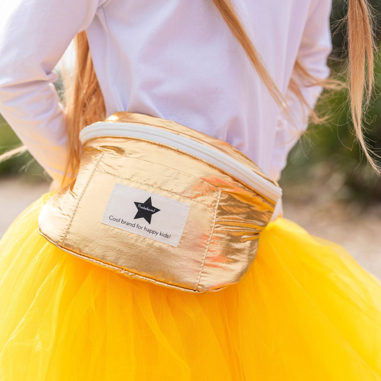 Metallic-Gürteltasche für Kinder