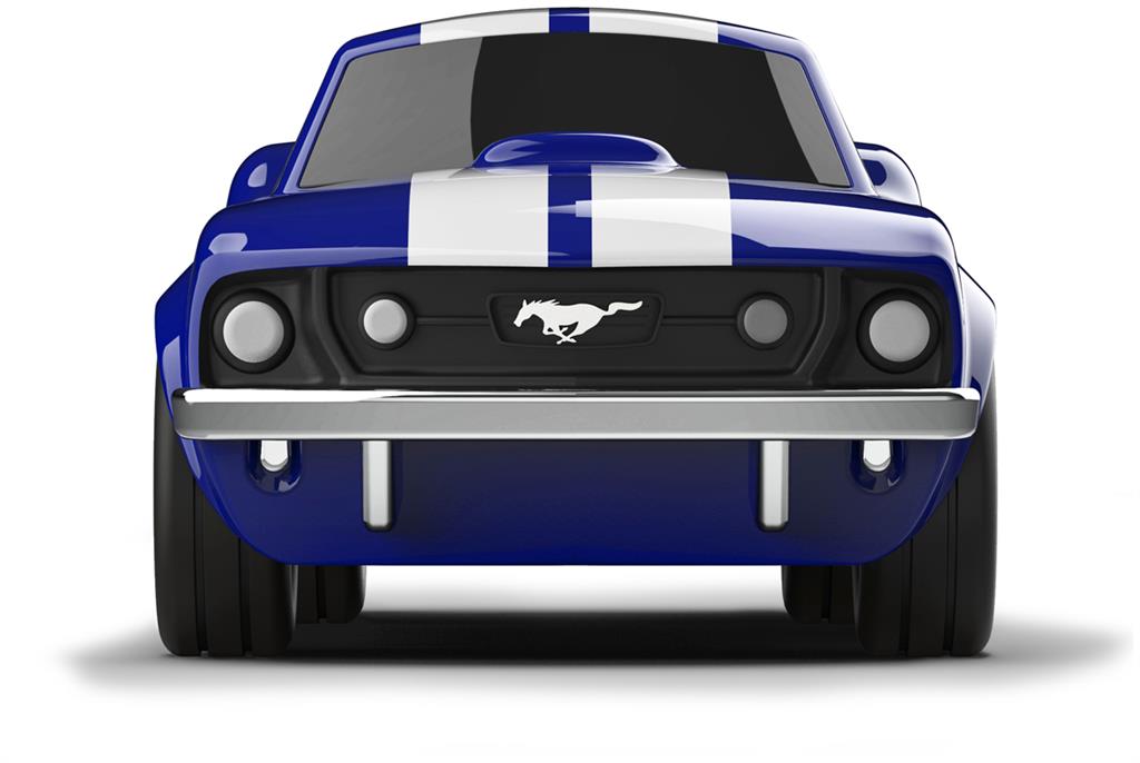 Blaues Ford Mustang Auto – Baghera