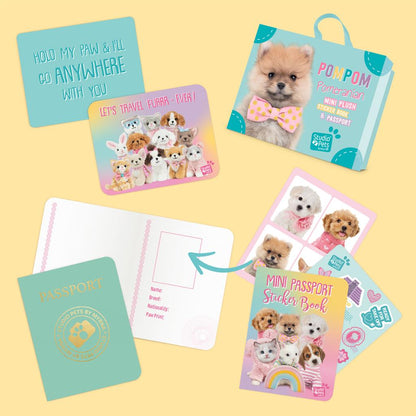 Mini Pomeranian Puppy Plush Toy