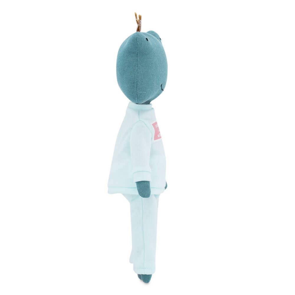 GIFT SET: Fiona Frog Plush in Tracksuit + Mermaid Tail