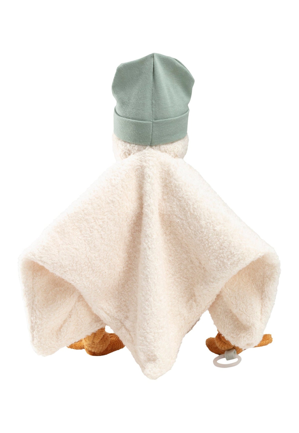 Doudou Canard Edda M avec attache-sucette – vue 3