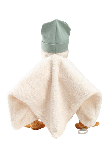 Doudou Canard Edda M avec attache-sucette – vue 3