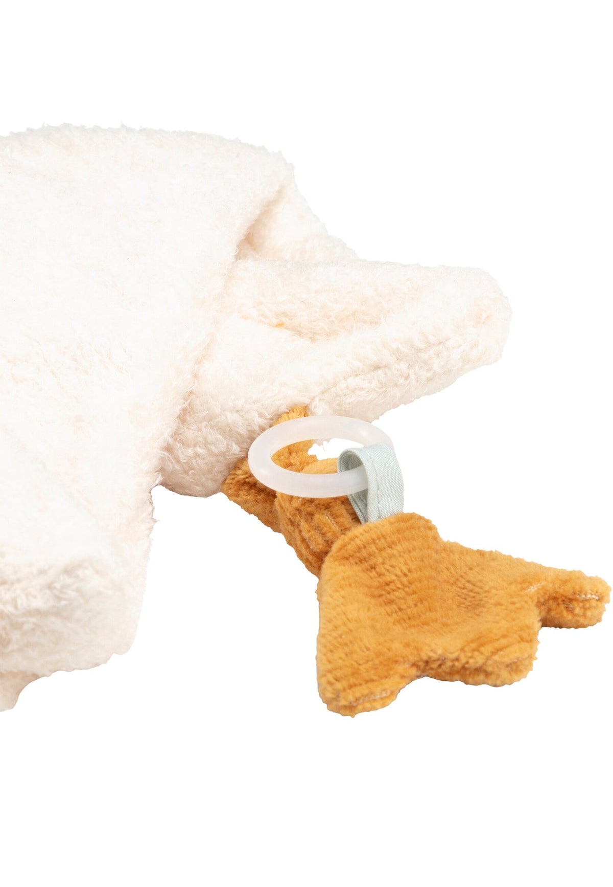 Doudou Canard Edda M avec attache-sucette – vue 5