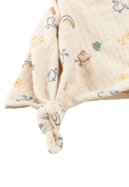 Doudou Canard Edda L avec hochet – vue 5