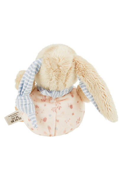 Doudou Lapin Hanni avec hochet et papier crépitant – vue 2