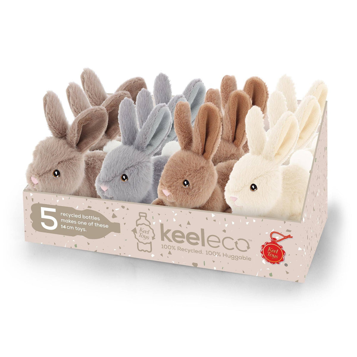 Keeleco Bunny Pets Plush Toy 14cm – 4 models