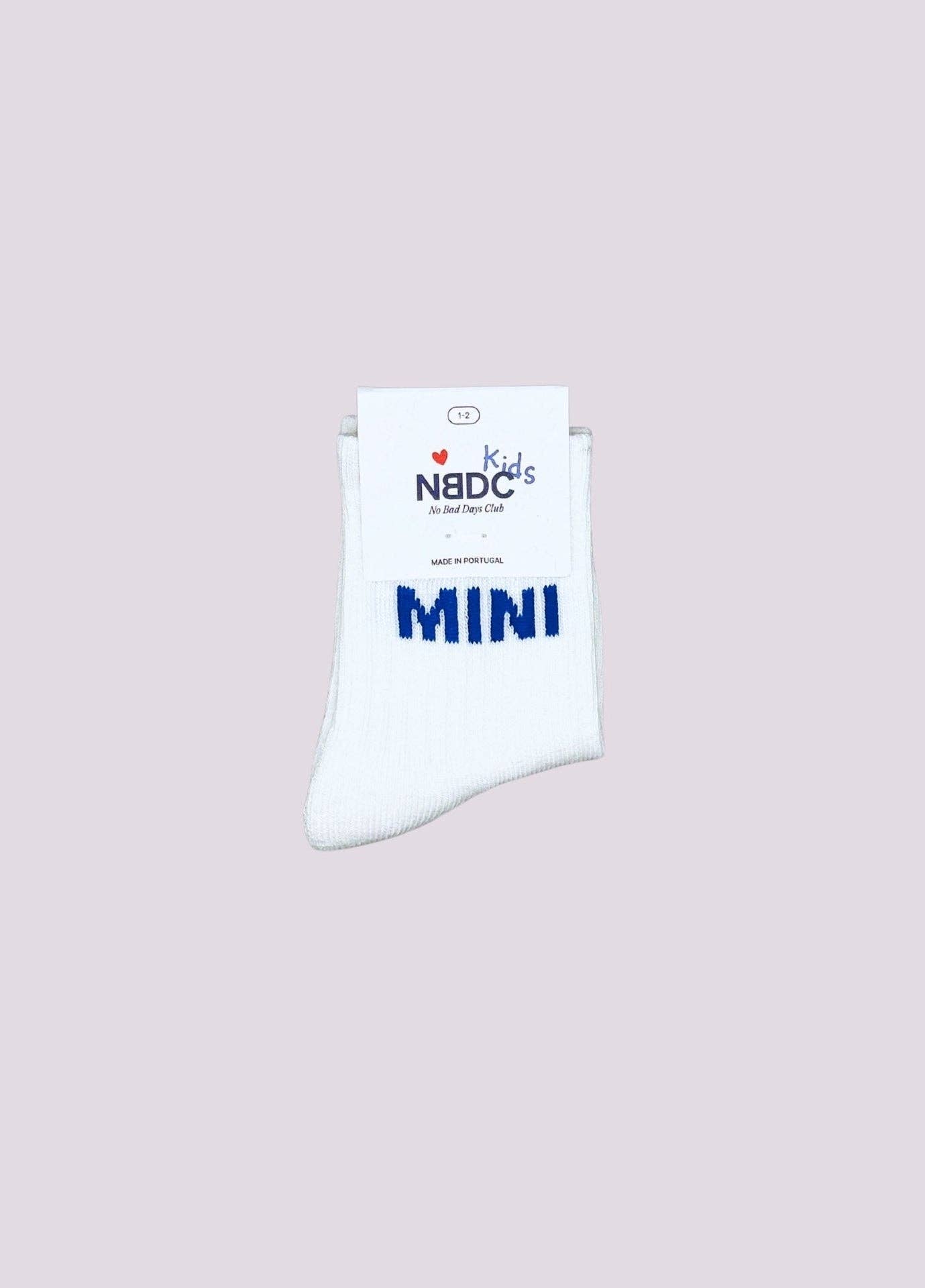 Baby-/Kindersocken „MINI“ – Blau