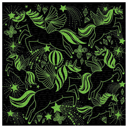 Puzzle Licornes Glow In The Dark 300p