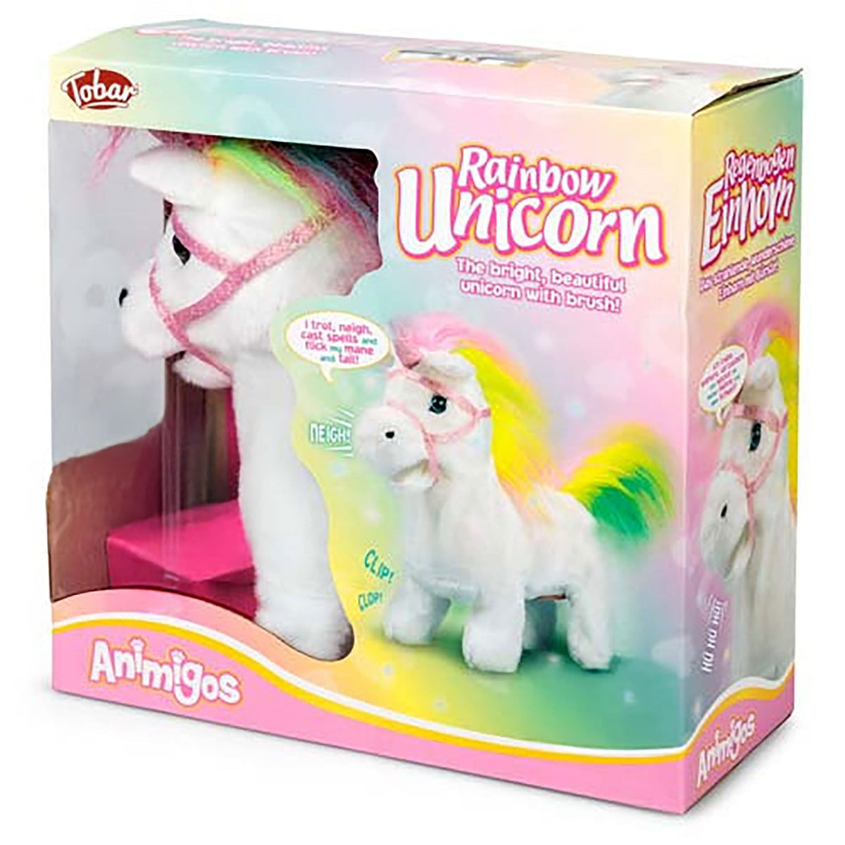 Animigos Licorne Arc-en-Ciel Interactive