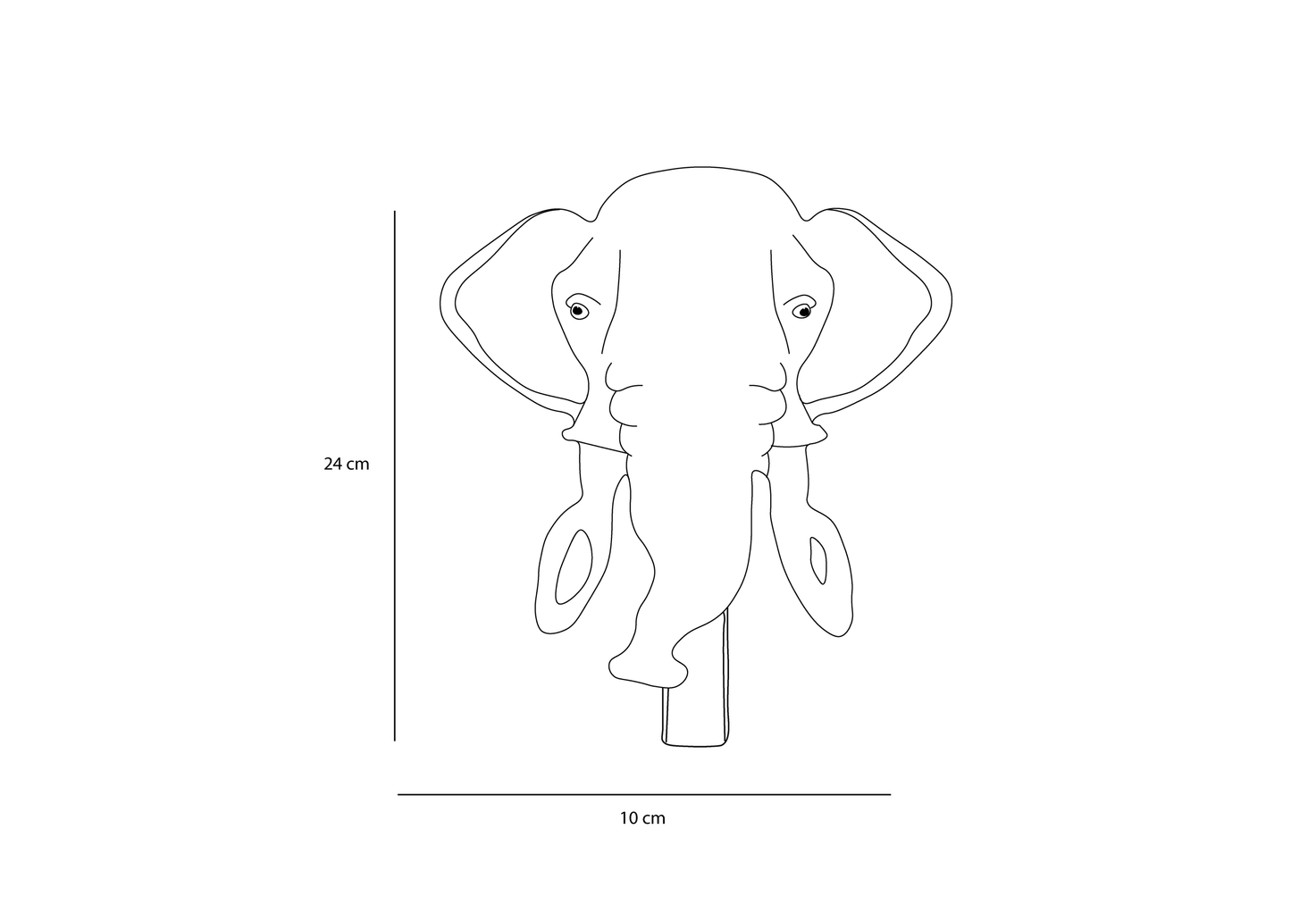 Mammoth Plush Coat Rack