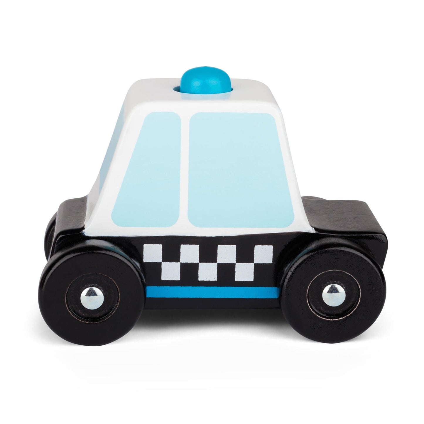 POLICE CAR WITH SOUND, WOODEN AND PLAYABLE