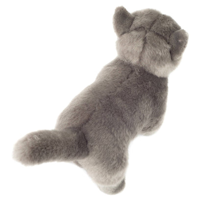 Standing Chartreux Cat Plush Toy