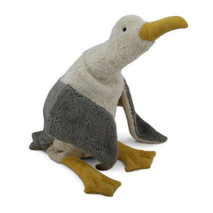 Large hand warmer in the shape of a cuddly seagull