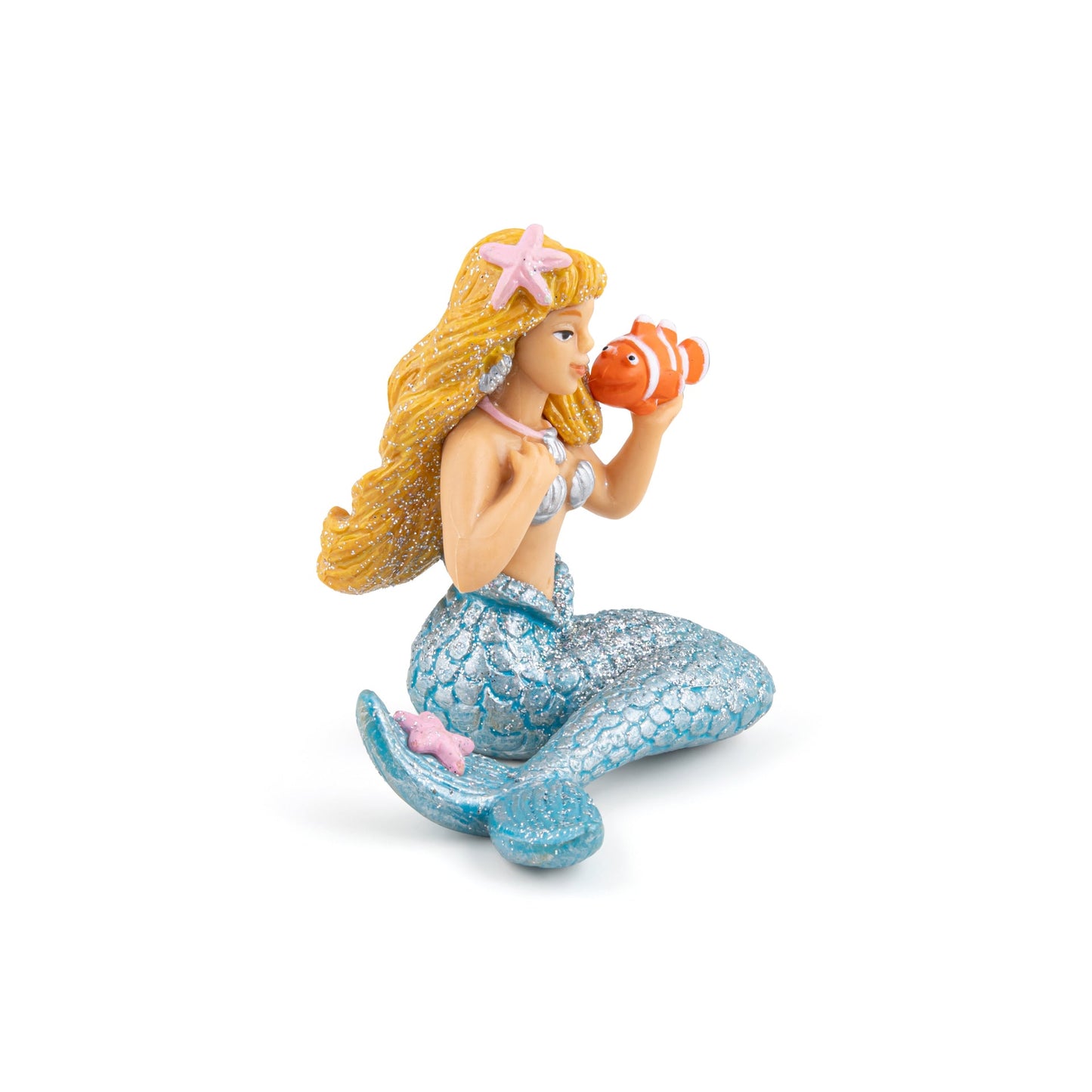 Figurine Sirène argentée Papo - personnage féerique