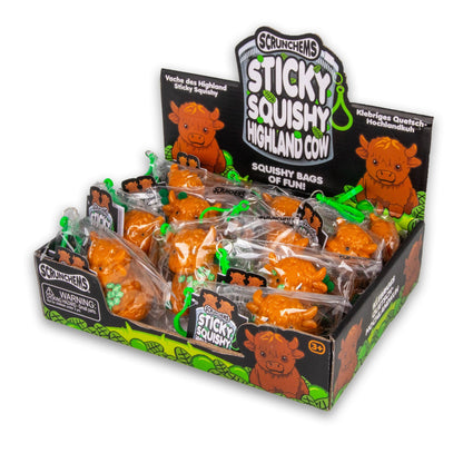 SCRUNCHEMS STICKY SQUISHY HIGHLAND COW