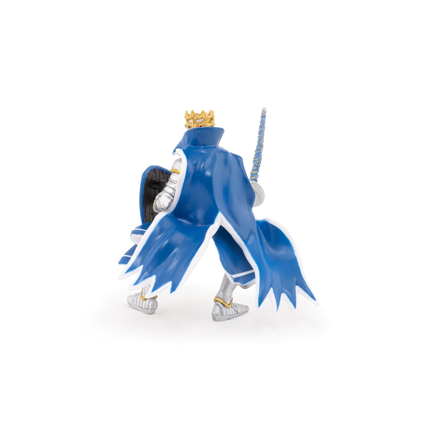 Figurine Roi au dragon bleu Papo - personnage médiéval