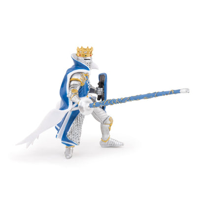Figurine Roi au dragon bleu Papo - personnage médiéval