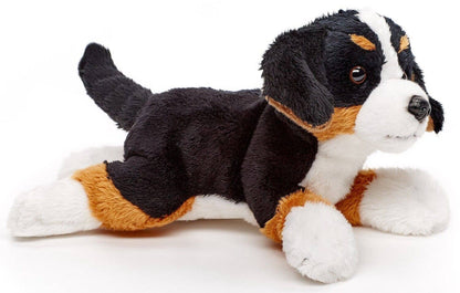 Reclining Bernese Mountain Dog Plush Toy
