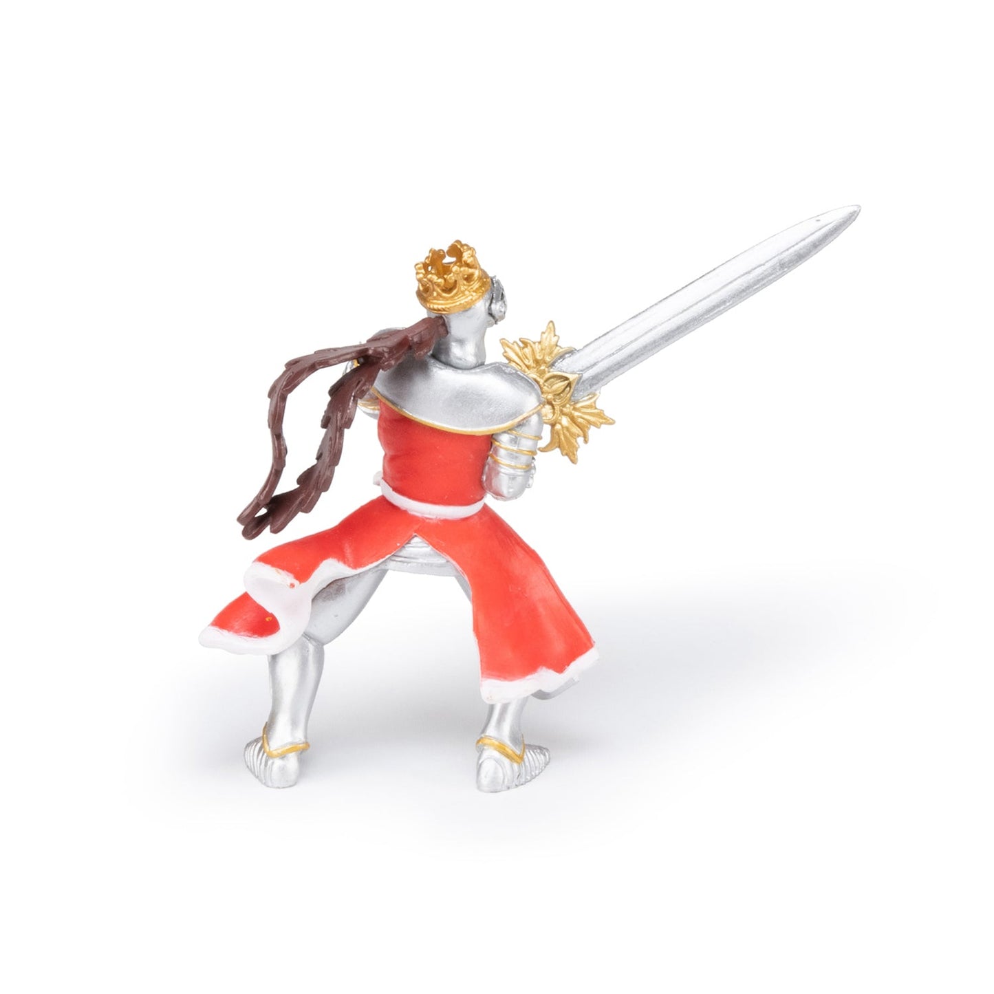 Figurine Roi au dragon à l'épée Papo - personnage médiéval