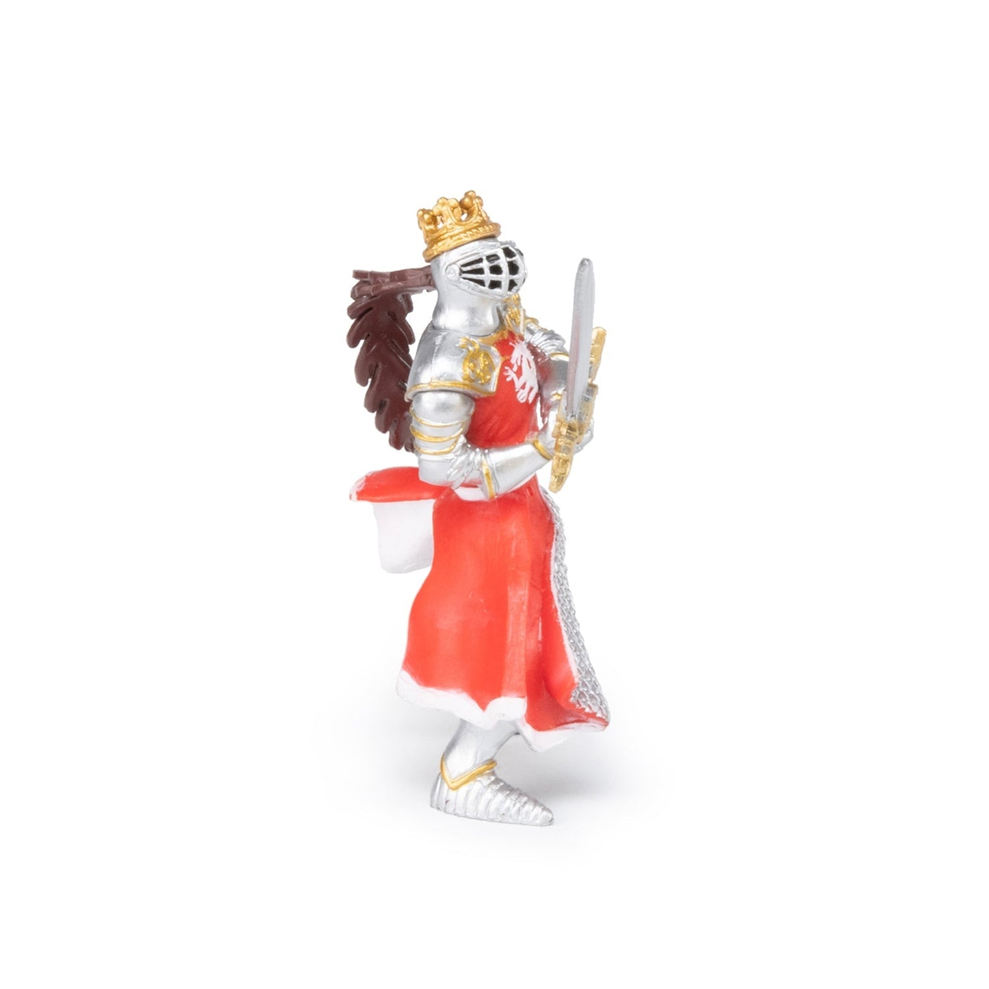 Figurine Roi au dragon à l'épée Papo - personnage médiéval
