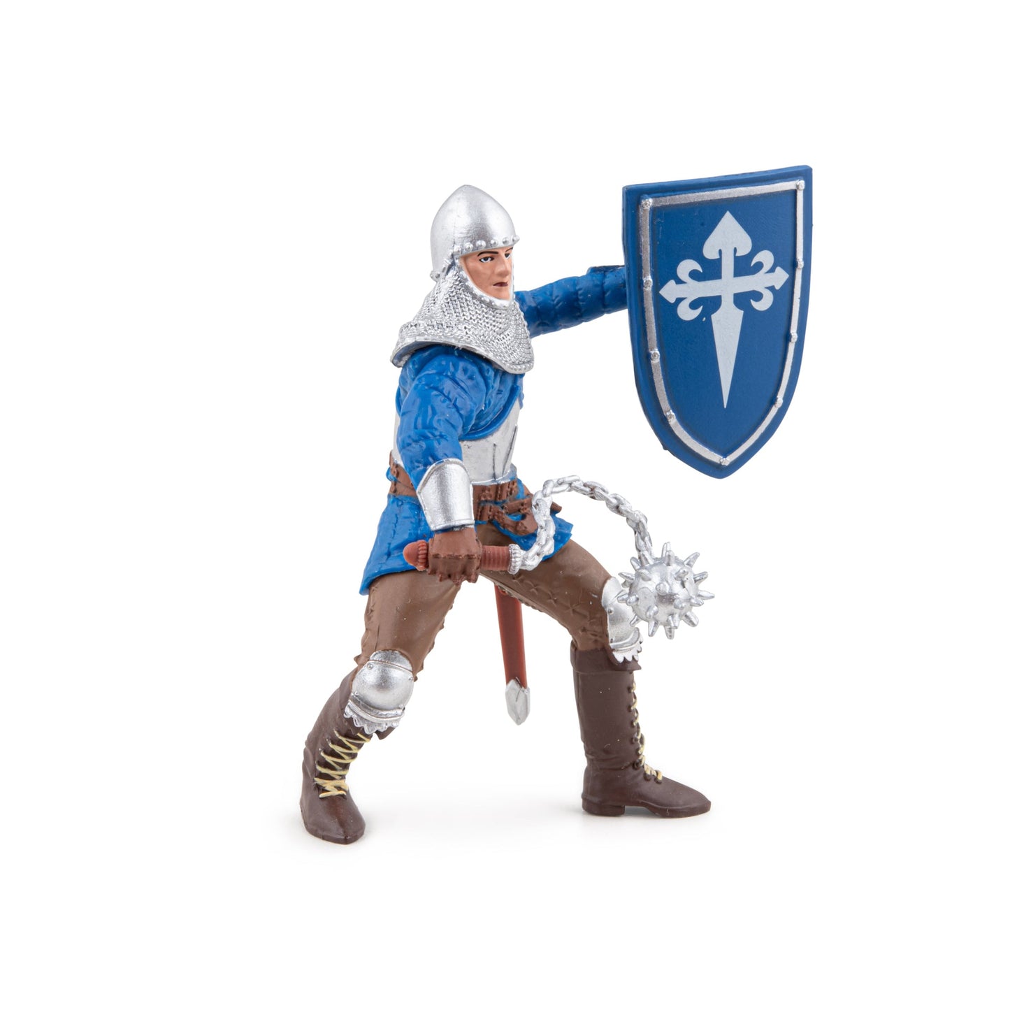 Figurine Chevalier à la masse d'arme Papo - personnage médiéval
