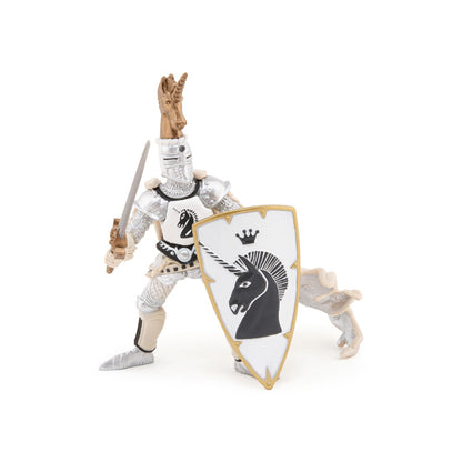 Figurine Maître des armes cimier licorne Papo - personnage médiéval