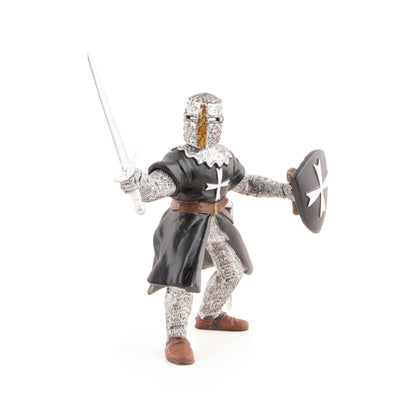 Figurine Chevalier hospitalier à l'épée Papo - personnage médiéval