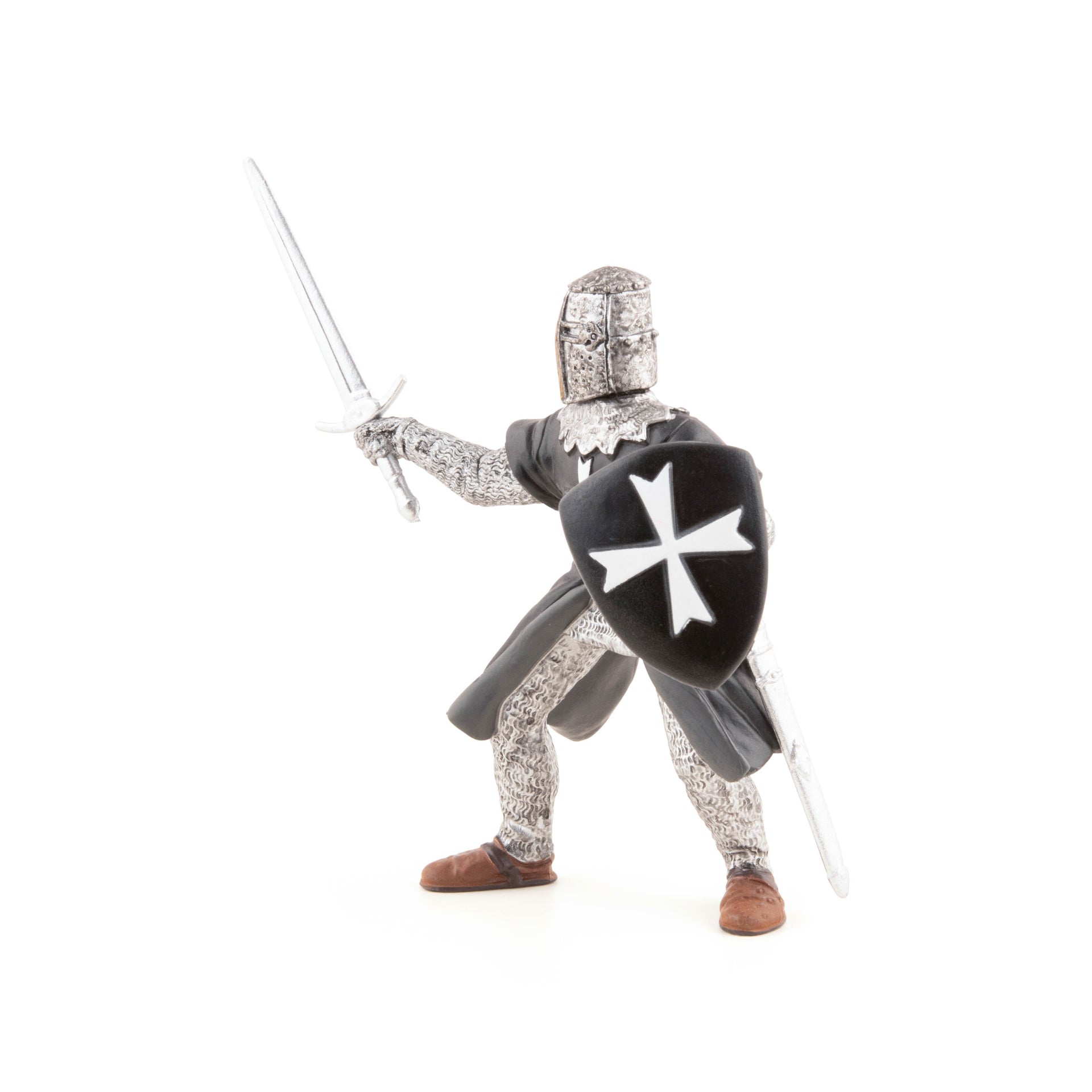 Figurine Chevalier hospitalier à l'épée Papo - personnage médiéval