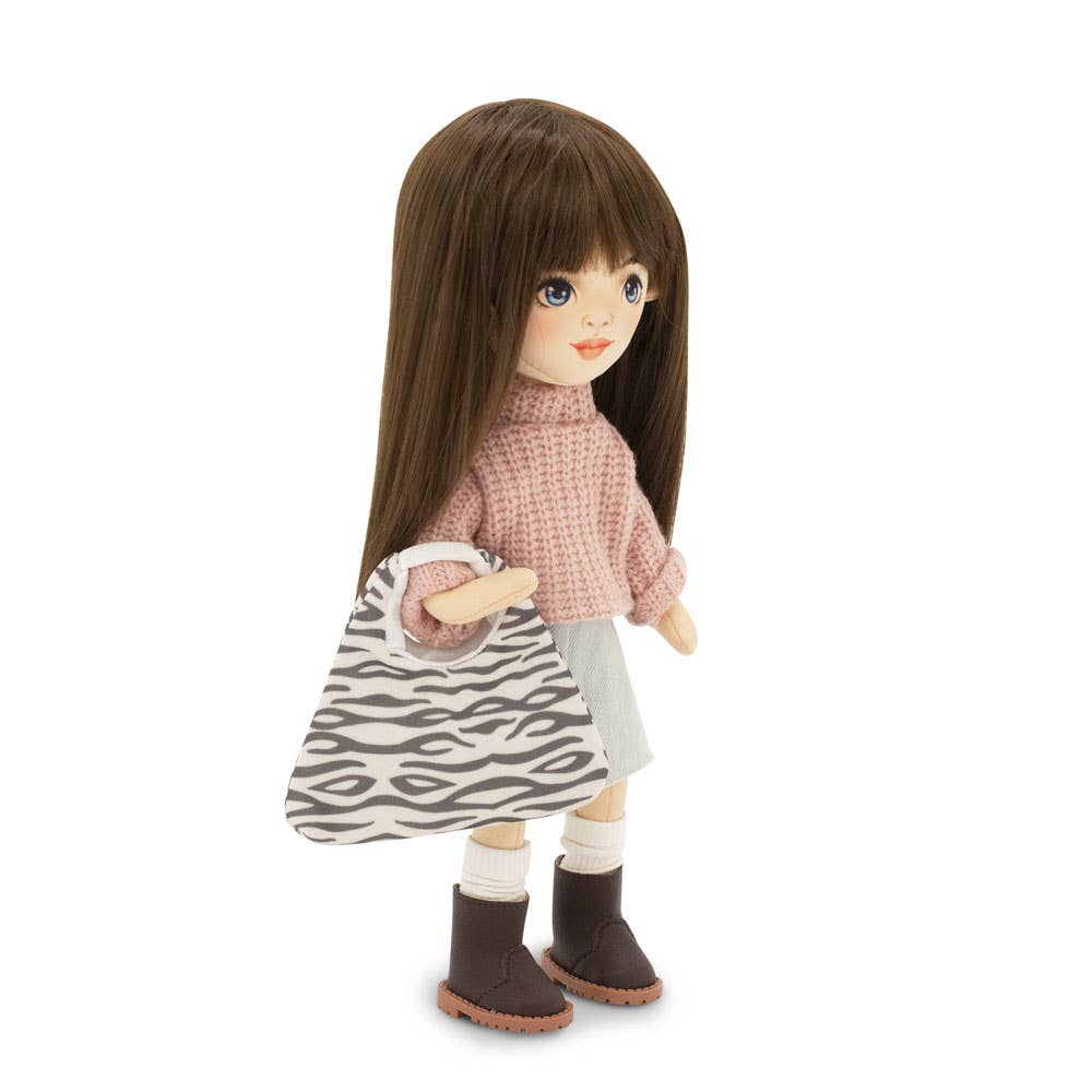 Sophie doll with denim skirt 32 cm