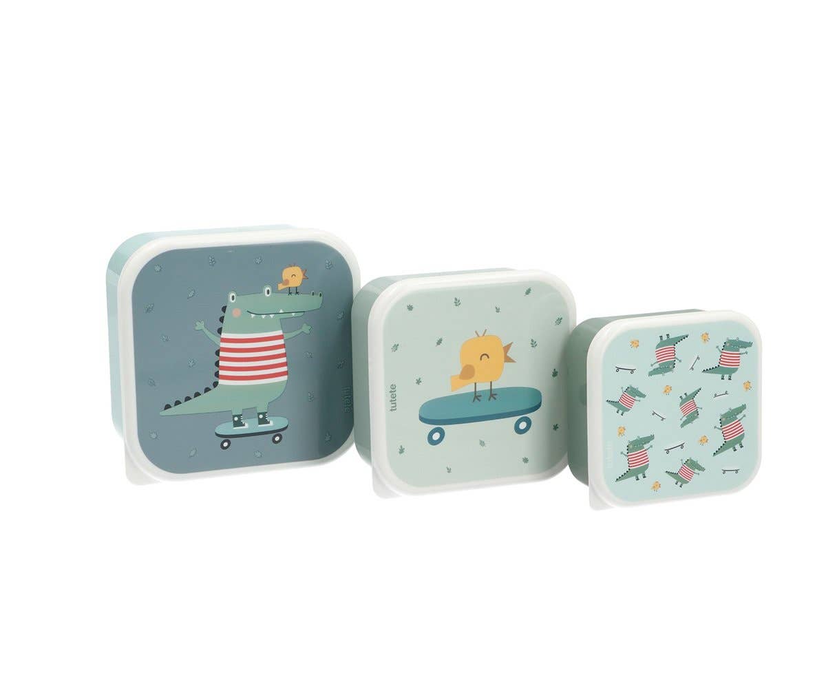 3 boites dejeuner croc