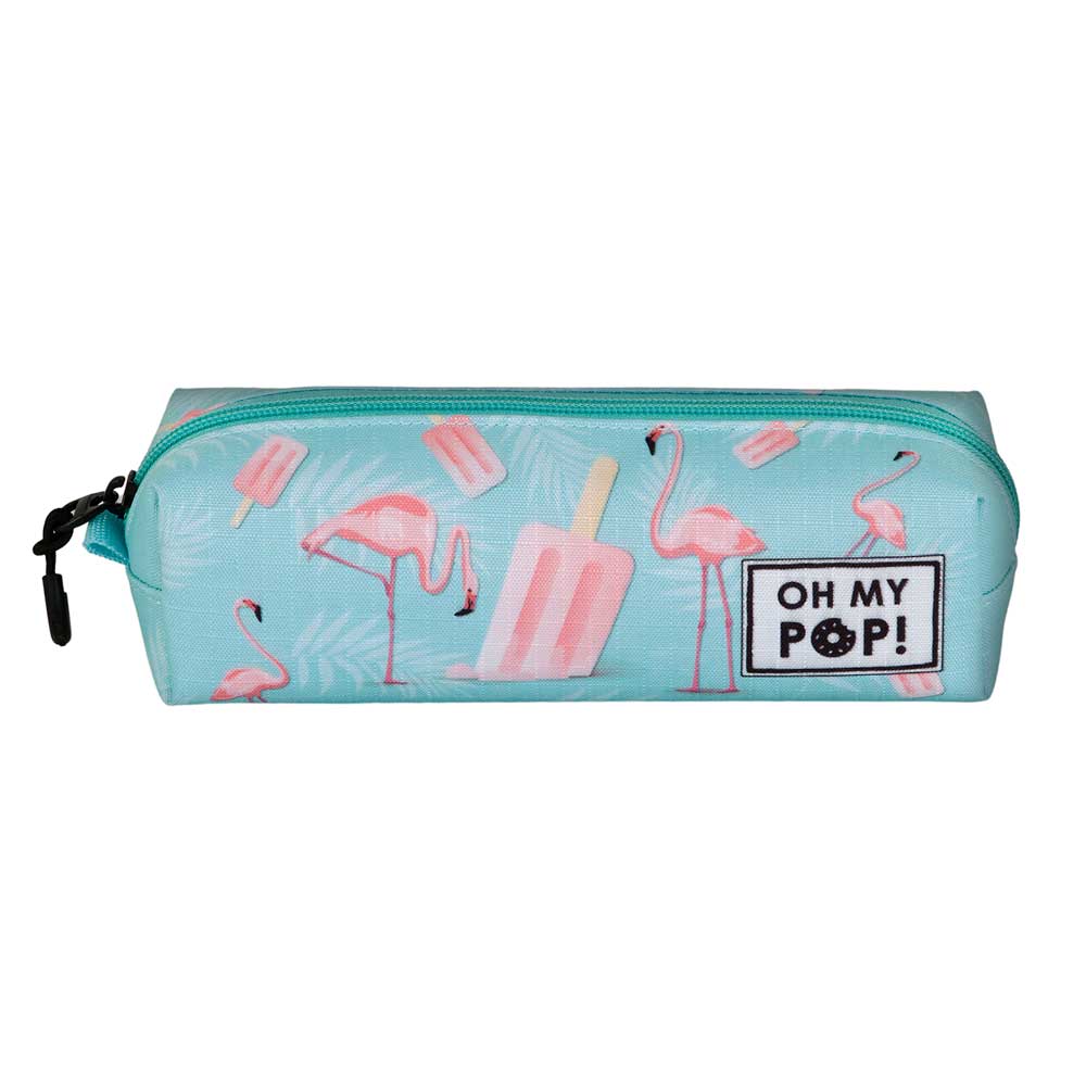 Square Pencil Case FAN 2.2 Oh My Pop! "Ice Flamingo"