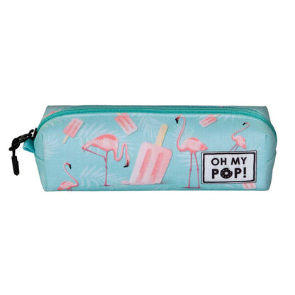Square Pencil Case FAN 2.2 Oh My Pop! "Ice Flamingo"