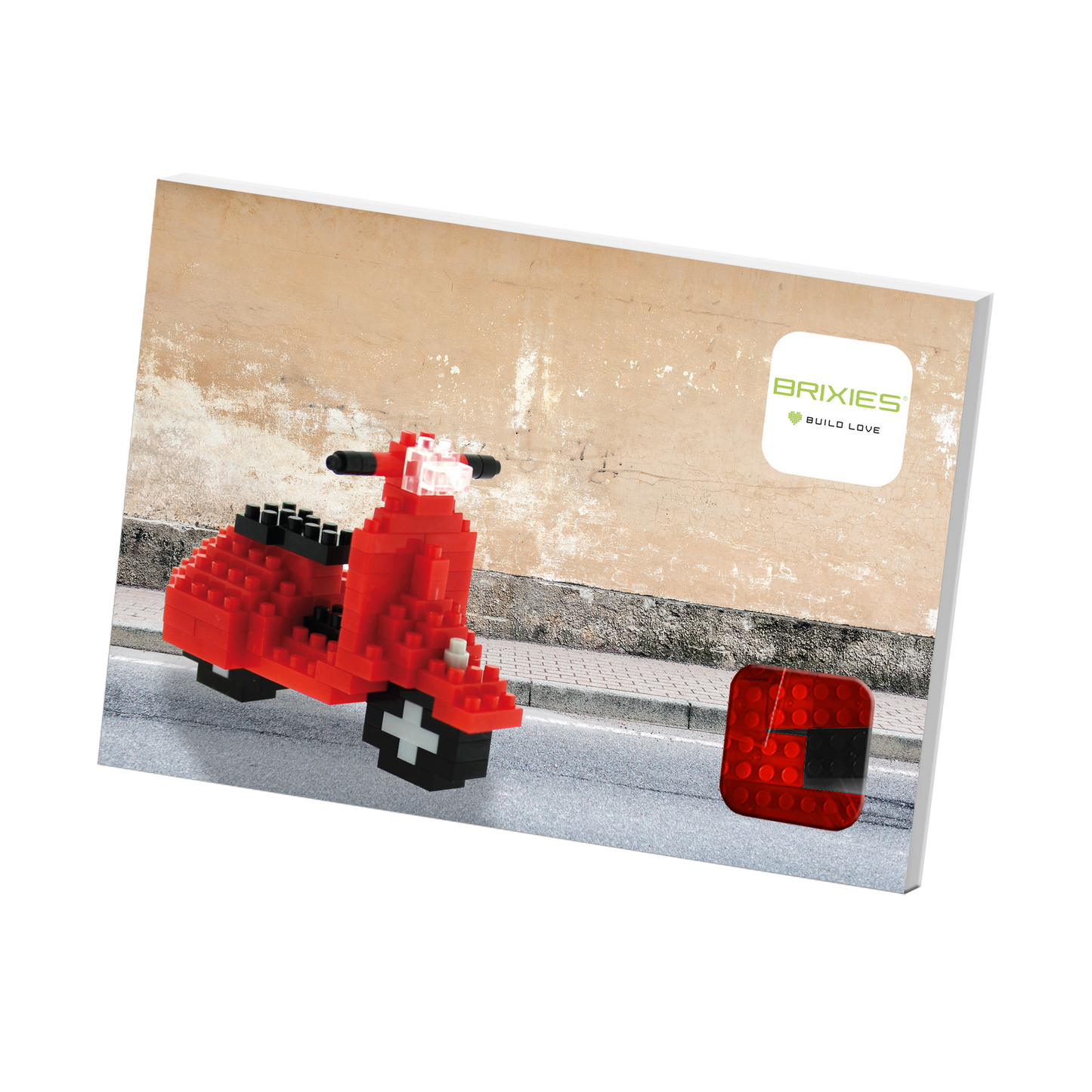 BRIXIES Motorroller Retro