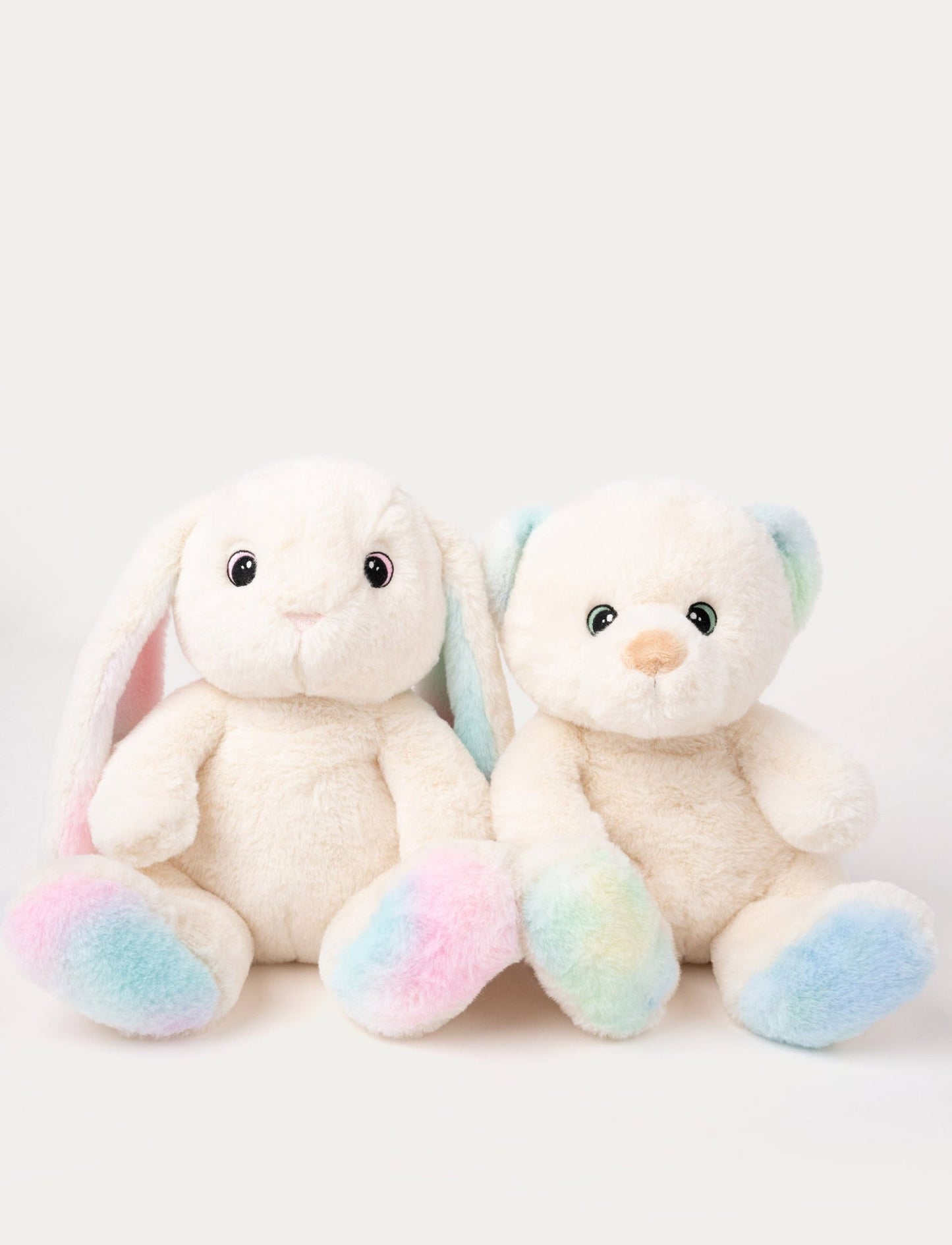 Duo de Peluches Charlie & Cyndi – Multicolore Arc-en-Ciel