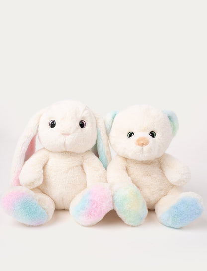 Duo de Peluches Charlie & Cyndi – Multicolore Arc-en-Ciel