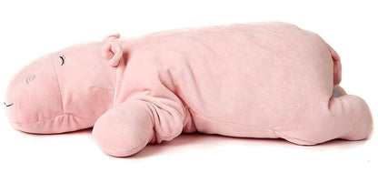 Coussin Hippopotame rose