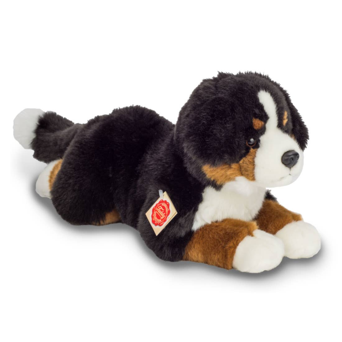 Bernese Mountain Dog Plush Toy - Lying Down