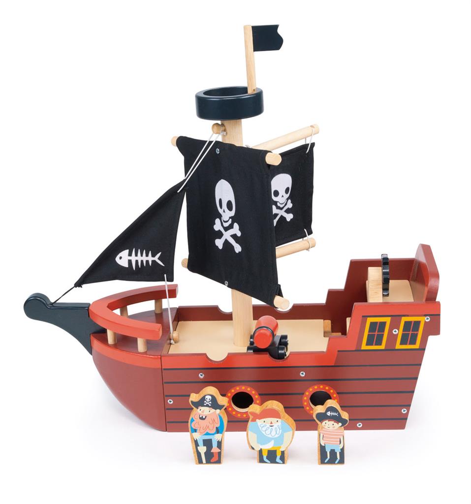 Wooden Pirate Ship "Fishbones"