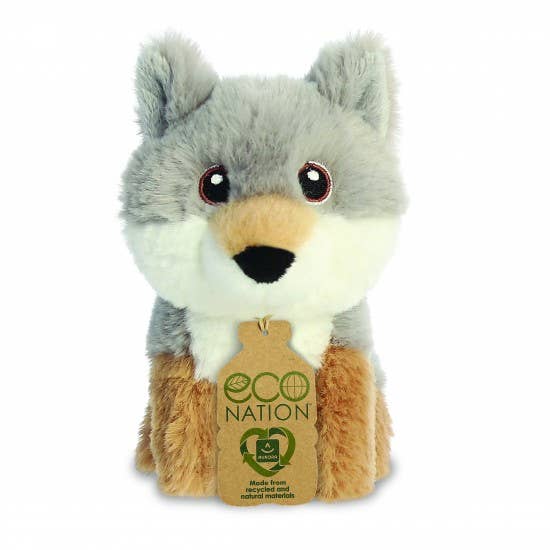 Eco Nation Wolf Mini Plush