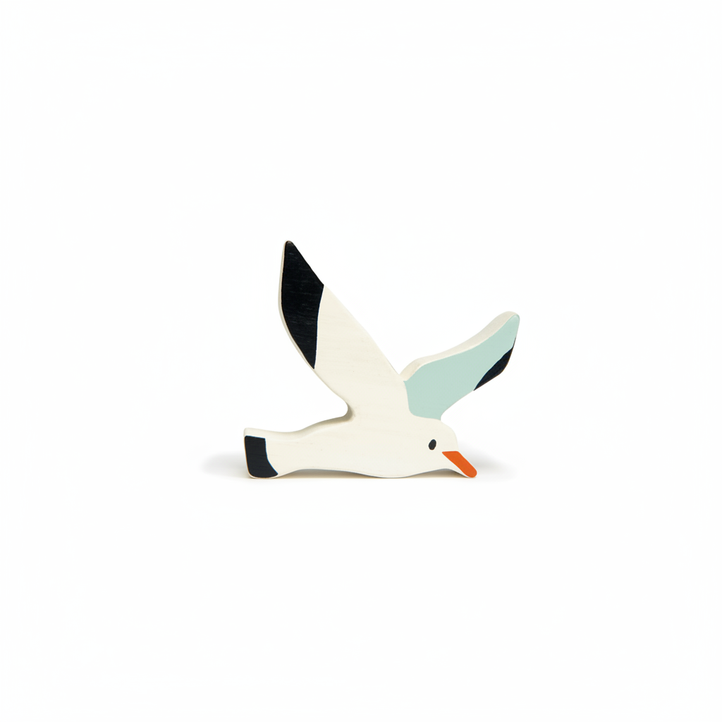 Wooden figurine Seagull