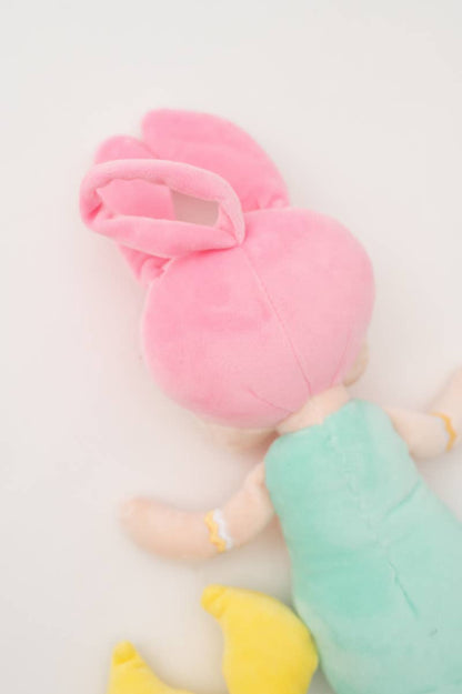 Lisa the Mermaid Fabric Doll – Turquoise and Pink